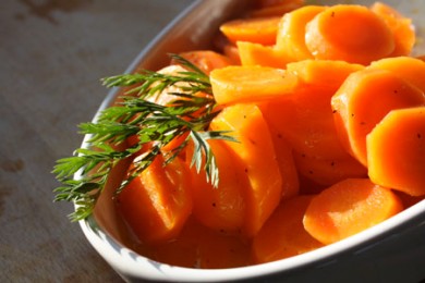 Рецепт Морковь, глазированная в меду
