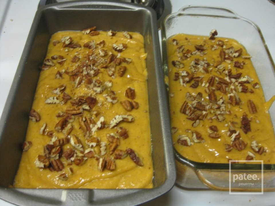 Тыквенный хлеб с пеканом - Шаг 8