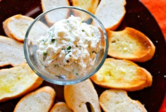 Рикотта с лимоном и базиликом