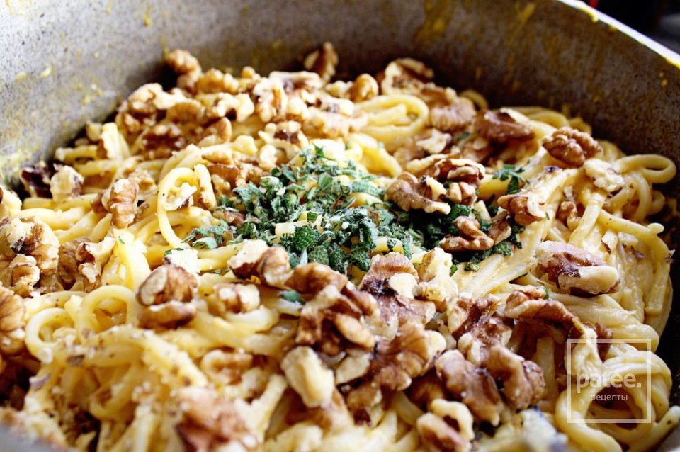 Паста с тыквой и капустой - Шаг 8