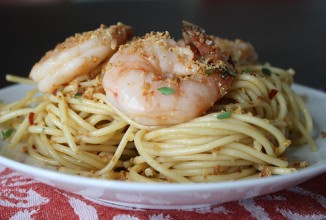 Паста с креветками