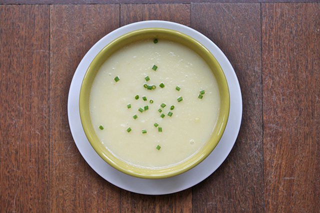 Картофельный суп с пореем