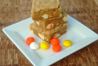 Блонди с драже из белого шоколада