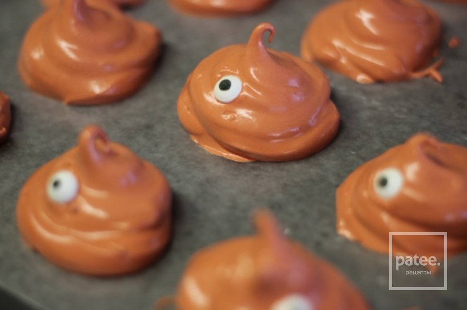 Привидения из безе на Хэллоуин - Шаг 10