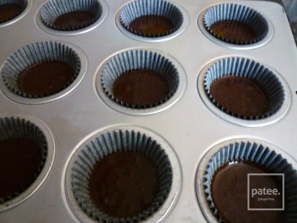 Шоколадные кексы с начинкой на Хэллоуин - Шаг 8