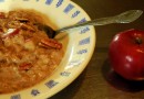 Овсянка с яблоком и корицей
