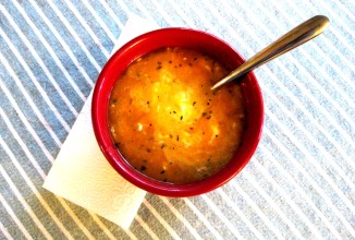 Суп с картофелем с базиликом