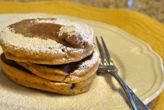 Тыквенные блины с сыром