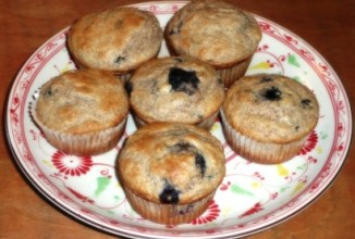 Черничные маффины
