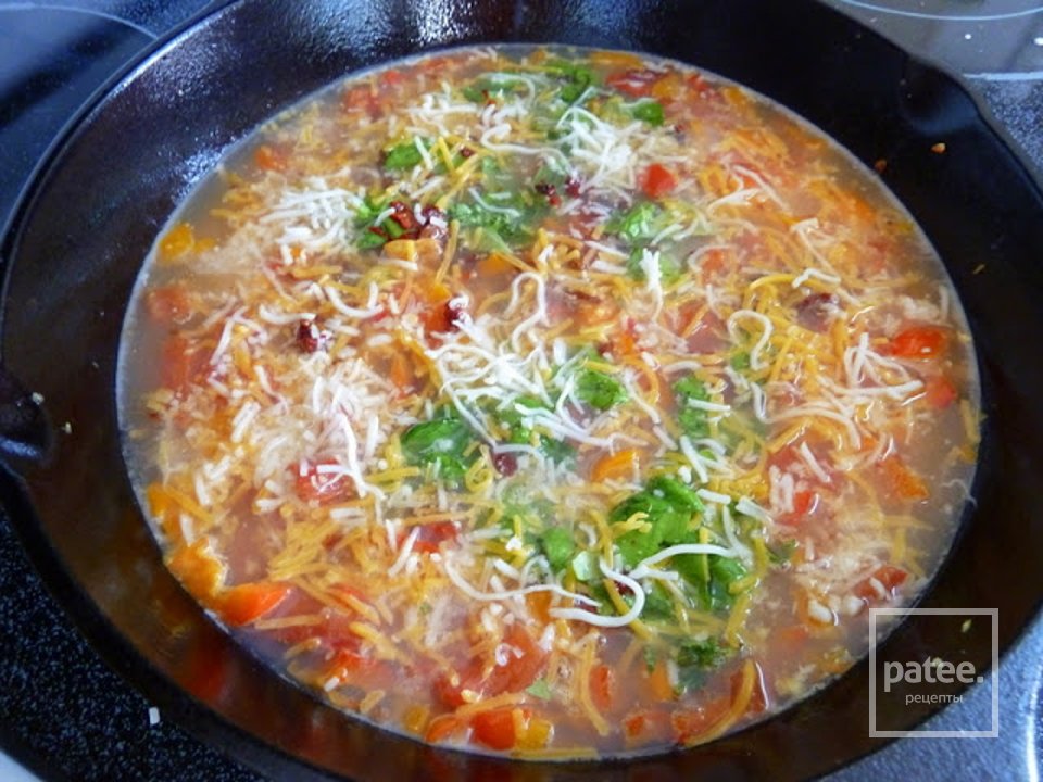 Фриттата с перцем и помидорами - Шаг 6