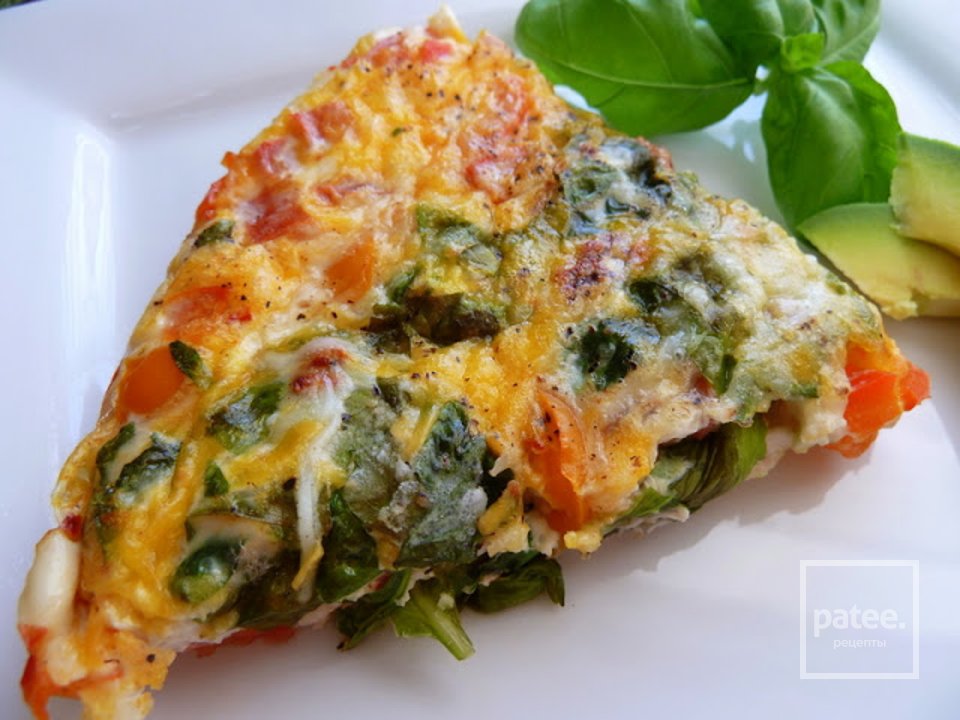 Фриттата с перцем и помидорами - Шаг 8