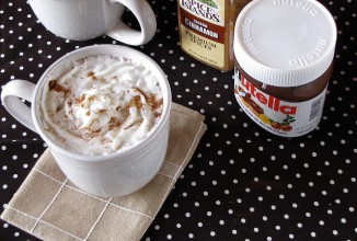 Горячий шоколад с нутеллой