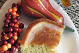 Кукурузный хлеб в медовой глазури