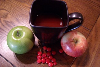 Красный яблочный сидр