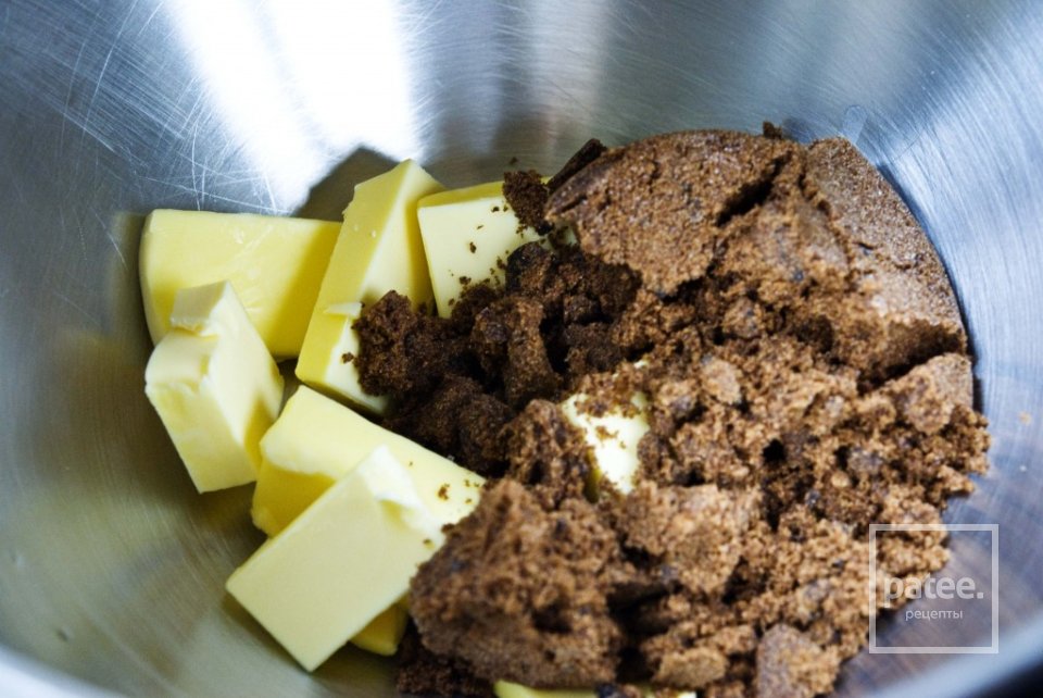 Шоколадные кексы с кремом - Шаг 1