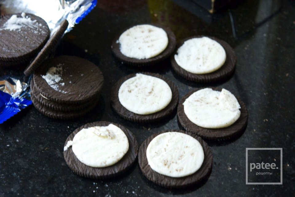 Шоколадные кексы с кремом - Шаг 8