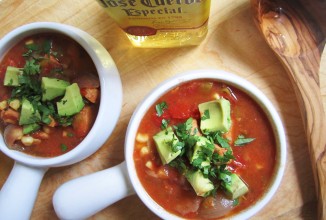 Куриный суп с текилой