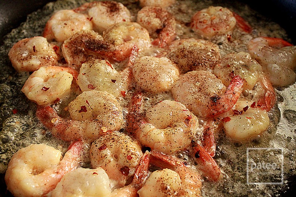 Спагетти с креветками и овощами - Шаг 4