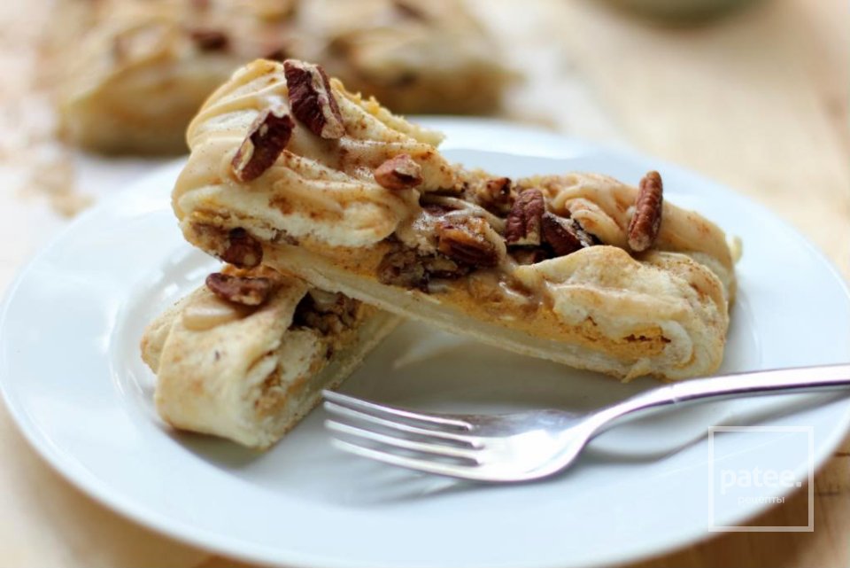 Тыквенный пирог с пеканом - Шаг 21