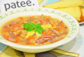 Суп из белой фасоли по-тоскански