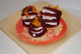 Свекла с козьим сыром