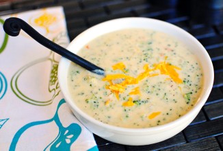 Суп с брокколи и сыром