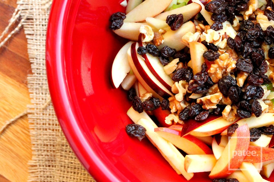 Яблочный салат - Шаг 8