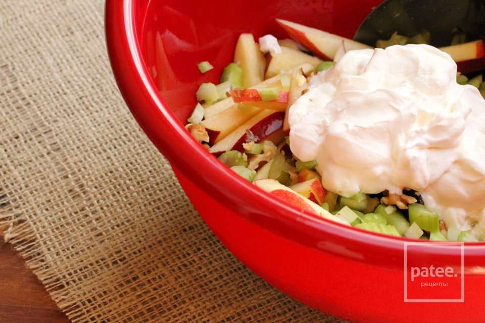 Яблочный салат - Шаг 10