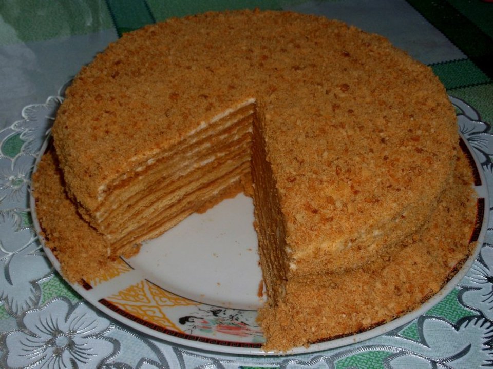 Торт Медовый Рецепт С Фото Пошагово