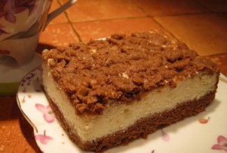 Пирог с творожной начинкой