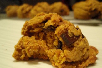 Тыквенное печенье с шоколадом