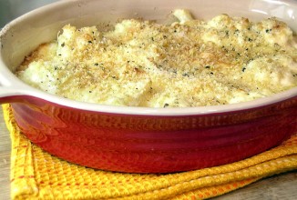 Гратен с креветками