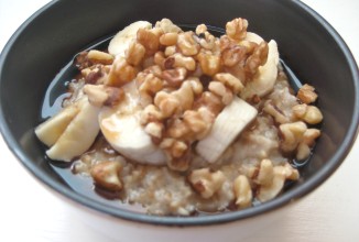 Овсянка с бананом