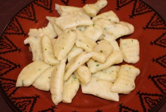 Клецки с картофелем и чесноком