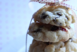 Печенье с клюквой и шоколадом