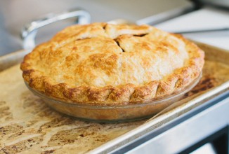 Постный яблочный пирог