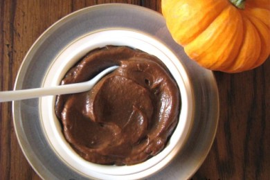 Тыквенно-шоколадный пудинг - приготовление