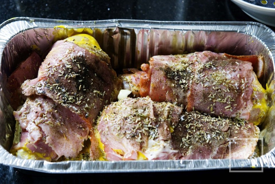 Куриные ножки запеченные в беконе - Шаг 7