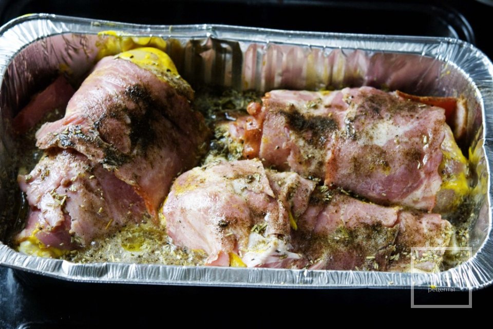 Куриные ножки запеченные в беконе - Шаг 8