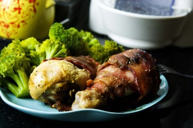 Куриные ножки запеченные в беконе - приготовление