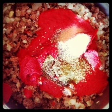 Лазанья с мясным соусом и шпинатом - Шаг 3