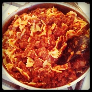 Лазанья с мясным соусом и шпинатом - Шаг 7