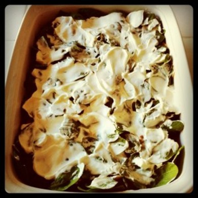 Лазанья с мясным соусом и шпинатом - Шаг 10