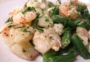 Салат с креветками