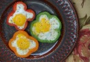 Яичница в перцах
