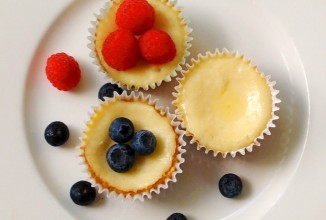 Чизкейки в корзиночках