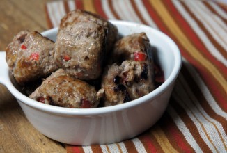 Фрикадельки из индейки с красным перцем