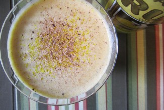 Молочный коктейль с тыквой