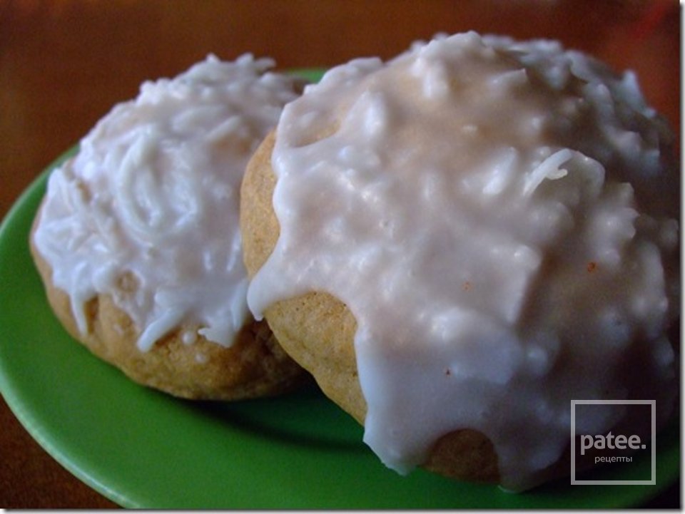 Печенье с кокосовой глазурью - Шаг 8