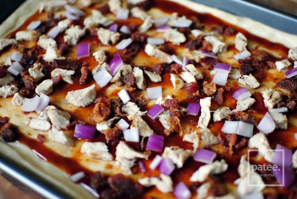 Пицца с курицей - Шаг 7